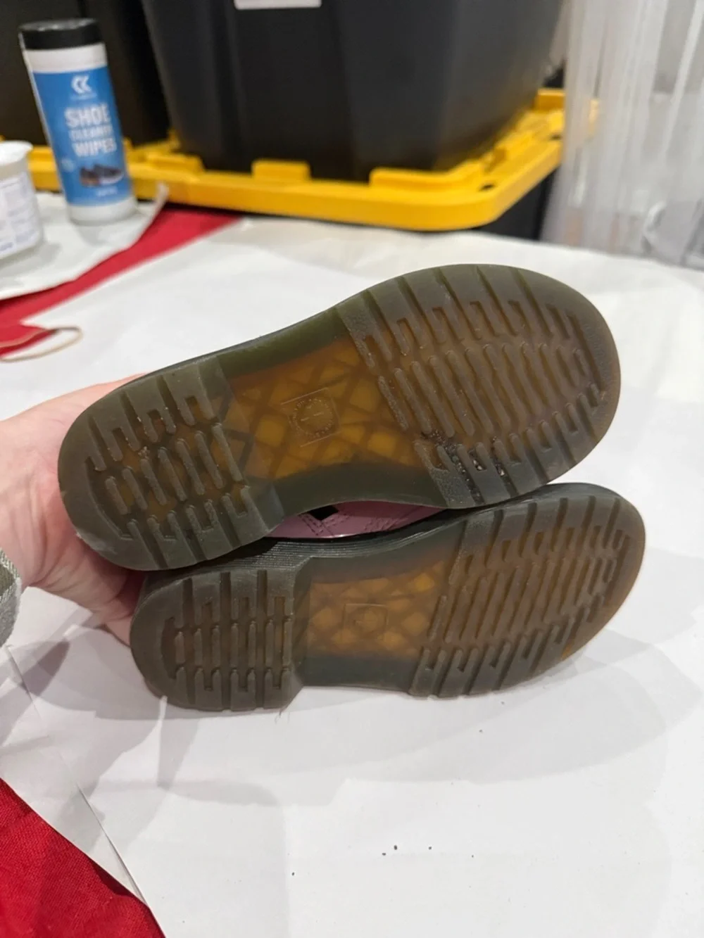 Dr. Martens patent rubber trim